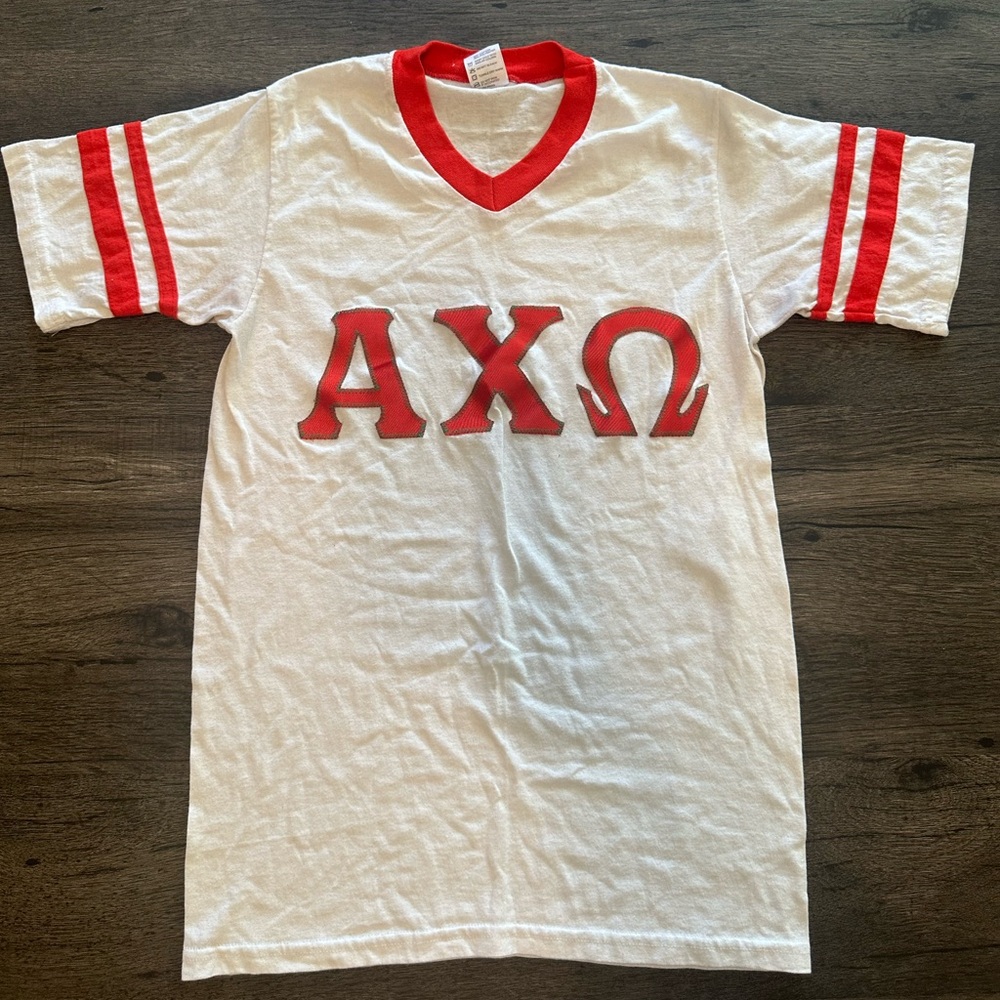Alpha Chi Omega hard letter shirt